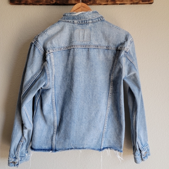 Levi's Embroidered Palm Tree Denim Jacket - Picture 3 of 5